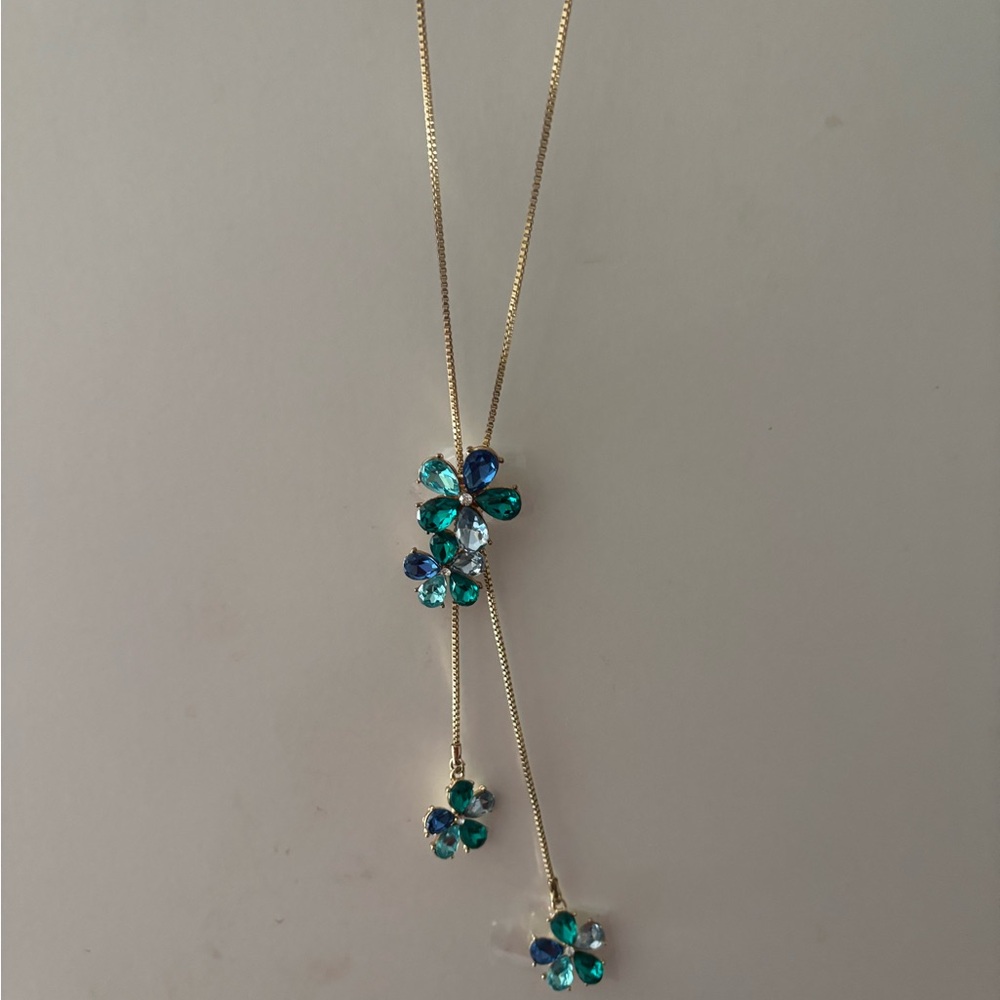 Isaac Mizrahi Live Gold Tone Floral Necklace